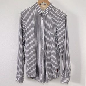 Ben Sherman Casual Striped Dress Shirt, Size M, never worn